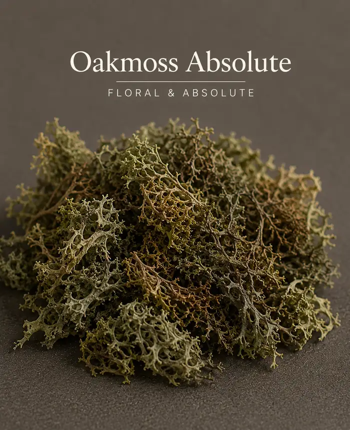 Buy Oakmoss Absolute (Evernia prunastri) online — 100% pure natural absolute / oil from House of Absolutes KA, Kannauj